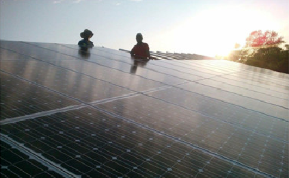 津巴布韦18.5kw太阳能抽水工程